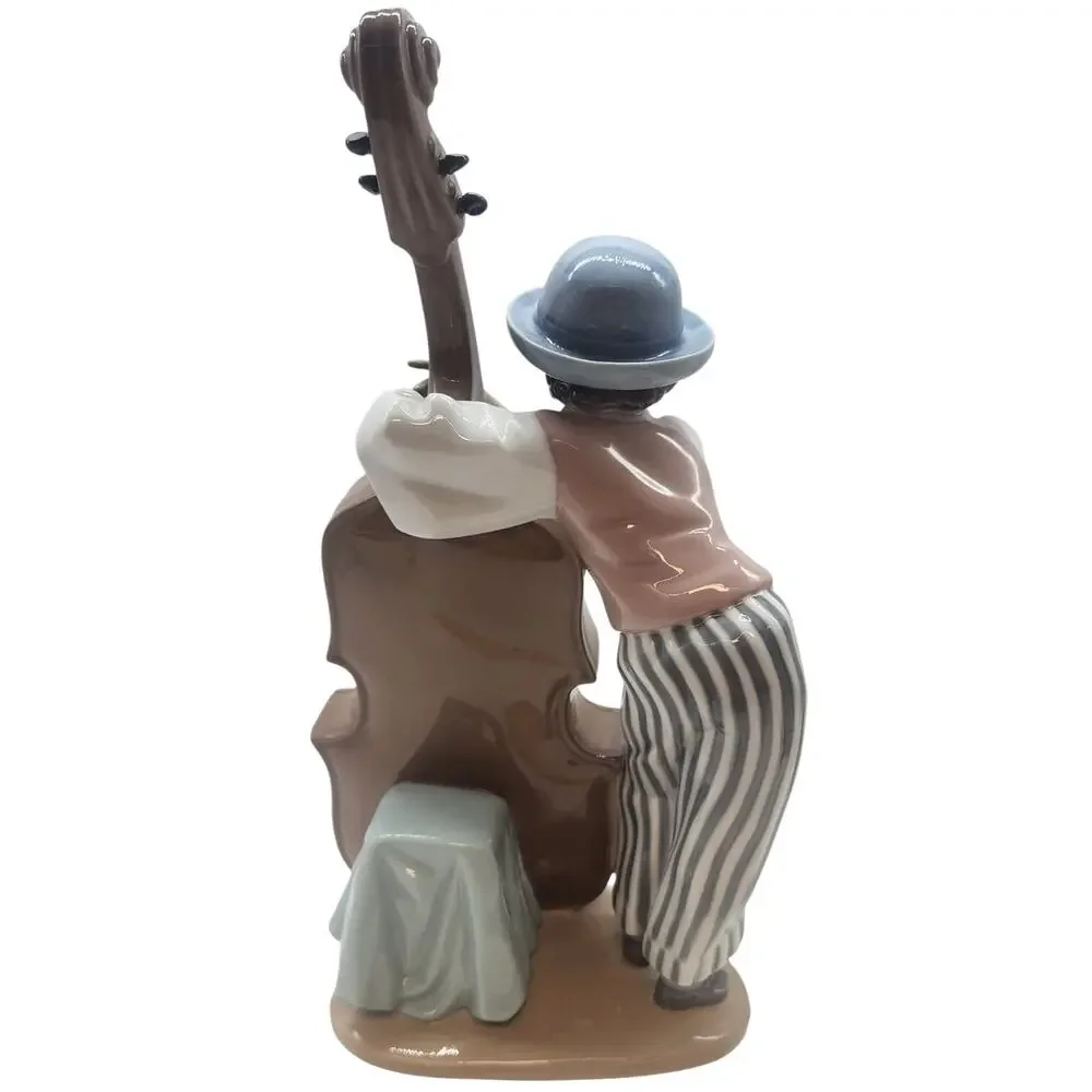 LLADRO Jazz Band, #5834 Jazz Bass - Black Legacy Collection - Retired